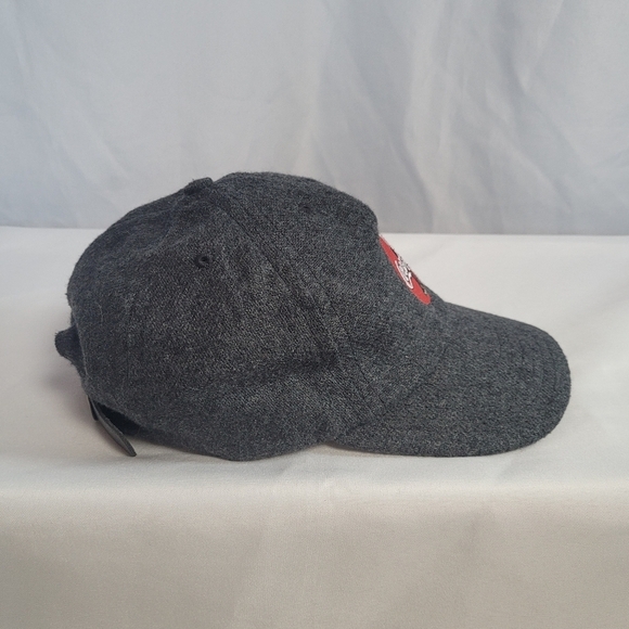 VTG Coca Cola Logo Gray Wool Hat Cap - Picture 3 of 6